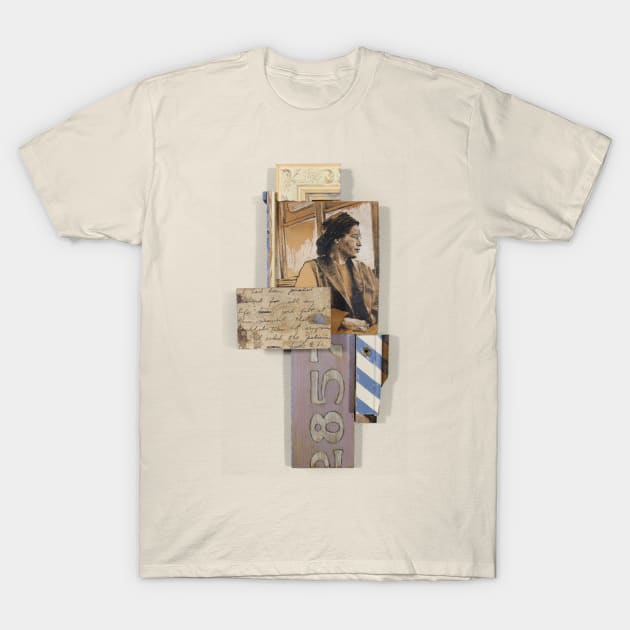 Rosa Parks "I Felt I Couldn't Take It Anymore" T-Shirt by todd_stahl_art